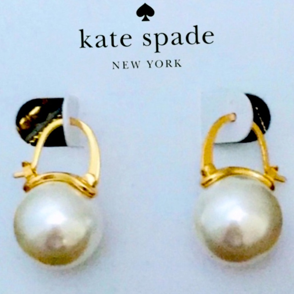 KATE SPADE NEW YORK ♠️✨ shine on pearl drop earrings